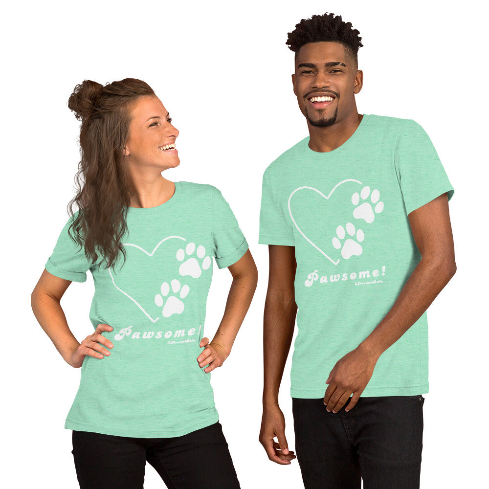 Pawsome Unisex t-shirt