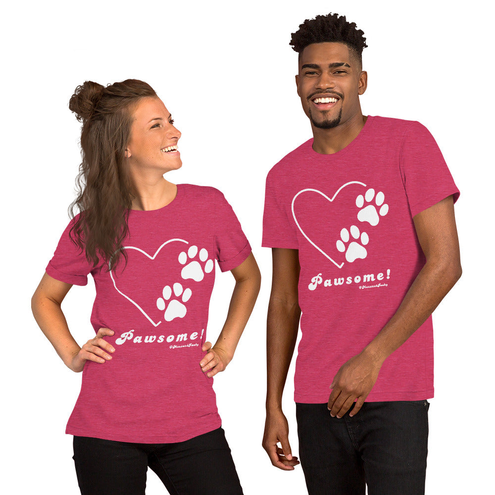Pawsome Unisex t-shirt