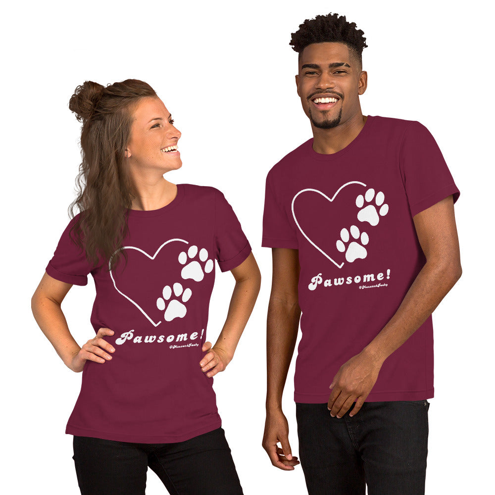 Pawsome Unisex t-shirt