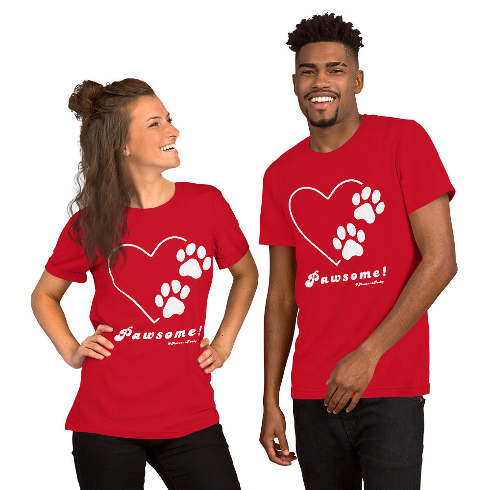 Pawsome Unisex t-shirt