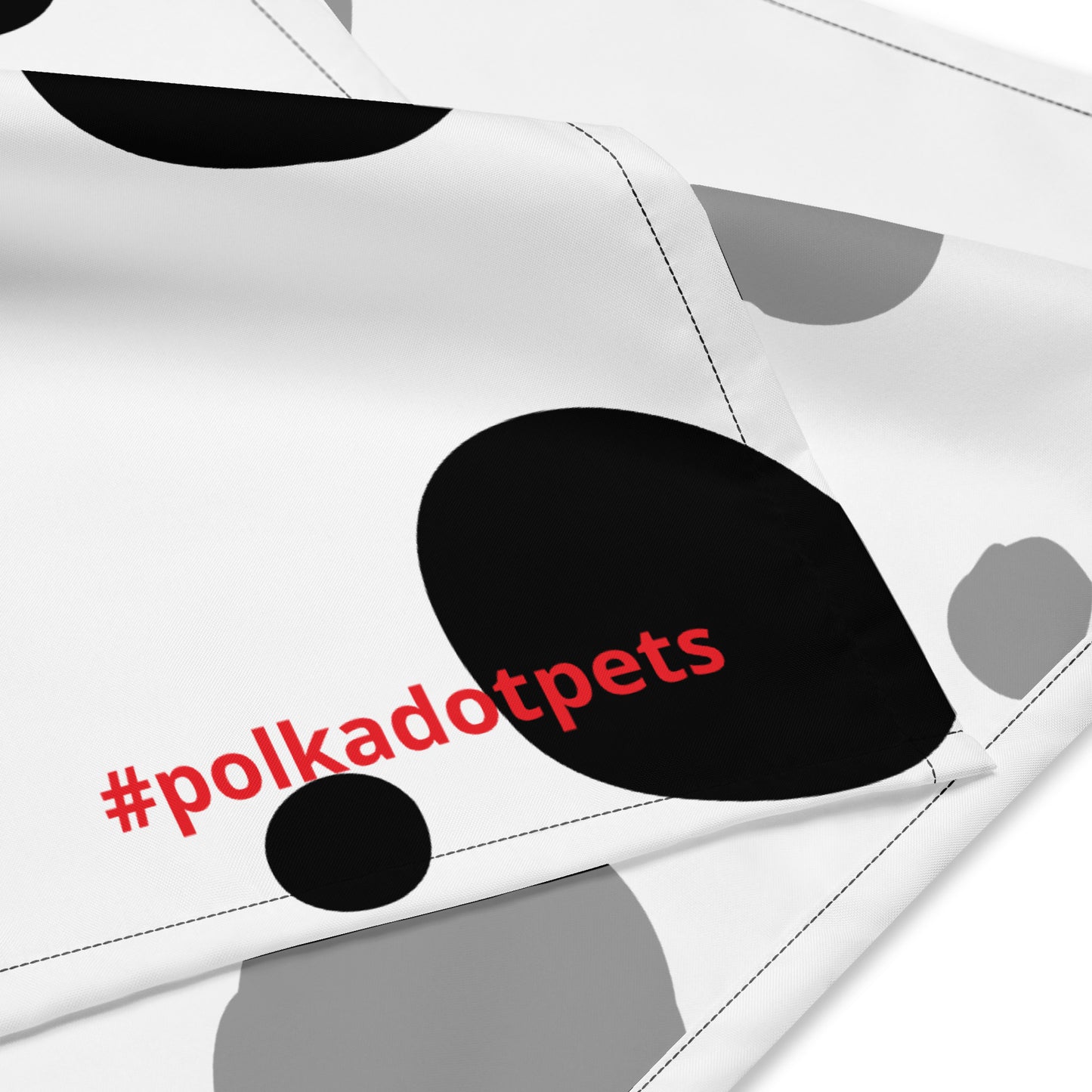 #polkadotpet All-over print bandana