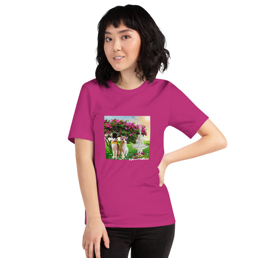 Find Me in the Flowers Unisex t-shirt